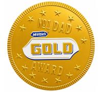 eBoutik - Father's Gold Bar Snacks Tin - Caramel Coated Biscuit Bars Sweet Treat Gift Pack for Dad Birthday, Xmas Novelty Gift For Him From Children