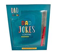 eBoutik - Fathers Hardback Notepad and Pen Set - Dad Jokes Loading for Father's Birthday Gift - Dad's Stationary Present For Birthdays Etc