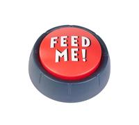 eBoutik - Feed Me Button Buzzer - Funny Novelty Push Button with Multiple Sayings, Gift for Always Hungry Dad, Grandad Birthday - Joke Gift From Kids or Grandchildren