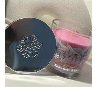 eBoutik - Festive Christmas Fragrance Candle - Long Burning 90 Hours Wax Melting Candle Lighting - Festive Stocking Filler for Home Decor (Pink)