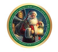 eBoutik - Festive Danish Butter Cookies in Traditonal Christmas Tin - Festive Biscuit Gift Box for Secret Santa, Holiday Snacks, Stocking Filler, Luxury Treats For All (Santa)