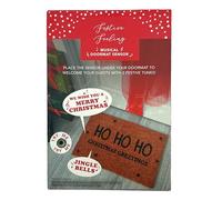 eBoutik - Festive Musical Christmas Doormat Sensor To Greet Your Friends & Family - Novelty Fun Xmas Welcome Door Mat Accessories For Home To Sing Christmas Songs