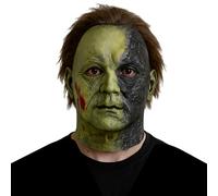eBoutik - Full Head Novelty Halloween Zombie Mask Costume - Relaistic Horror Head Mask With Bloody Skin - Halloween Costume Party Props For Adult