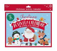 eBoutik - Fun Novelty Christmas Advent Calendar 2025, Activity Book with Puzzles, 24 Days of Festive Fun Mystery Clues and Trivia for Children at Xmas Time