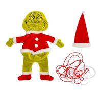 eBoutik - Merry Grinchmas Make Your Own Grinch Sew & Stuff Craft Kit - Xmas Holiday DIY Project with Hat, Stuffing, Thread, Needles and Instructions for Christmas