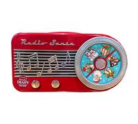 eBoutik - Musical Christmas Music Radio Christmas Biscuits Gift Tin - Novelty Luxury Shortbread Xmas Tins That Makes Sounds