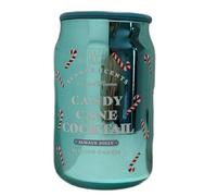 eBoutik - Novelty Fun Glamour Christmas Scented Candle - Shiny Sparkly Festive Can Design for Stocking Filler for Her or Secret Santa Gift (Candy Cane Cocktai)