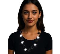 eBoutik - Novelty Halloween Light-Up Necklace - Spooky LED String Lights with Pumpkin, Skull and Ghost Decorations for Party Favours for Kids & Adults (Spider)