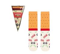eBoutik - Novelty Joke Fast Food Valentines Socks Gift Box for Men - Funny Present For Dad Easter - One Size Fits all Snack Gift (Pizza)