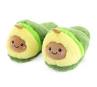eBoutik - Novelty Plush Soft Slippers for Fathers Day or Birthday - Slide on Summer Footwear (Avocado - Slide on (Medium))