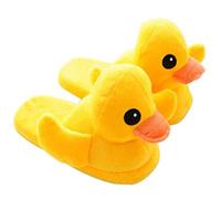 eBoutik - Novelty Plush Soft Winter Slippers - Comfortable Memory Foam Cute Warm Footwear Loungwear, Quack Duck For Mothers day - Slide on (UK5)