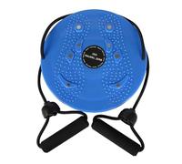 eBoutik - Twist Waist Slimming Disc with Resistance Bands - Body Shaping Balance Board for Home Workouts - Xmas Fun & Effective Core Exercise Gift - Christmas Fitness Gift (Blue)