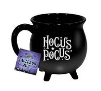 eBoutik - Witches Cauldron Mug for Halloween - Autumn Coffee Ceramic Cup in a Spooky Witch Theme Shapre for Hot & Cold Drinks (Pocus)