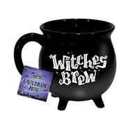 eBoutik - Witches Cauldron Mug for Halloween - Autumn Coffee Ceramic Cup in a Spooky Witch Theme Shapre for Hot & Cold Drinks (Brew)