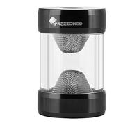 Eboxer Computer Water Cooling Filter G1/4 Inner Thread Flow Meter Filter Fine Screen Funnel Shaped Filter for Computer Water Cooling System (Black)