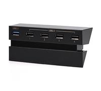 Eboxer USB Hub 5-Port USB 3.0/2.0 High Speed Expansion Hub Charger Controller Adapter Connector for 4 Gaming Console