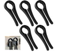 EBQOSK Gas Stove Knob Locks & Safety Covers for Child & Pet Safety, Prevent Accidental Use, Child-Proof Stove Knob Covers, Durable Plastic, Easy Installation, 5 Pack Black