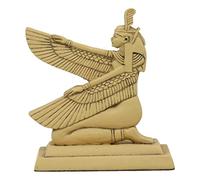Ebros Ancient Egyptian Hieroglyphic Kneeling Winged Goddess Maat Mini Figurine 3.25" High Gods And Goddesses Of Egypt Miniature Hieroglyph Decor Sculpture Collectible Deity Of Truth And Justice Statue