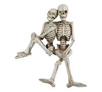 Ebros Day of The Dead Love Never Dies Skeleton Lovers Couple Sitting Casually Shelf Sitters Ledge Edge Decorative Figurine Dias De Los Muertos Romantic Getaway Lovers Skeletons Halloween Sculpture