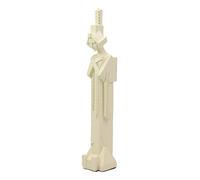 Ebros Frank Lloyd Wright Architecture Midway Gardens Collectible White Sprite with Crossed Arms Statue Reproduction Sculpture 13.75" Tall Home Decor Figurine