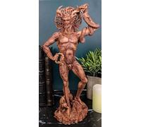 Ebros Gift Celtic God Cernunnos The Horned God Herne The Hunter Decorative Figurine in Red Clay Color Finish 9.5" Tall As Mythical Decor Sculpture Pagan Wiccan Collectible