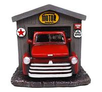 Ebros Gift Classic Old Fashioned Red Pickup Truck In Vintage Car Shop Garage Dinner Paper Napkin Holder Display Organizer Figurine 6" Wide Kitchen Table Bar Countertop Decorative Accent