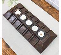 Ebros Gift Frank Lloyd Wright FLW Architecture Reproduction 5 Slots Votive Tea Light Candle Holder Figurine Of Francis Little House Interior Ceiling Plan 14.75"L Contemporary Modern Decor By The Woods