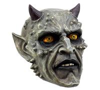 Ebros Gift Horned Demon Satanic Skull Figurine 6.75" L Hell Spawn Devil Skeleton Inferno Underworld Macabre Halloween Dark Arts Sculpture