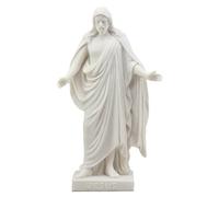 Ebros Gift Thorvaldsen Christus Consolator Statue 8"H Copenhagen Museum Reproduction Of Jesus Christ With Open Arms Figurine