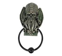 Ebros Mythical Cosmic Ocean Monster Cthulhu Kraken Octopus Door Knocker Sculpture Decorative Resin Figurine Knockers Cephalopod Deep Sea Nautical Sculpture