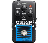 EBS MultiComp Blue Label True Dual Band Compressor Bass Guitar Effects Pedal
