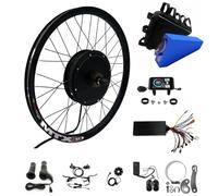 Ebsenopower Electric Bike Conversion Kit, 72V 3000W Rear Wheel, 24"-29" MTX39, with 72V 25AH Triangle Battery, Black