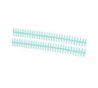 EBTOOLS 10 Pcs 30-Hole 10mm Cuttable Loose Leaf Binding Spines - PP Plastic Comb for Students and Office () (Tender Blue)