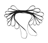 EBTOOLS 10 Pcs High Elasticity Rubber Turntable Belts Set Replacement for Record Player CD DVD Phonograph Compatibility