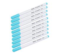 EBTOOLS 10pcs DIY -Soluble Erasable Fabric Markers for Tailoring, Clothing, and Embroidery -, Single Head Design (Single head blue)