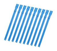 EBTOOLS 10PCS PU Goat Collar 23 Inch Livestock Identifier for Cattle Sheep Farm Management Red (Blue)