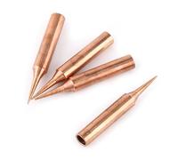 EBTOOLS 10Pcs Pure Copper Low Temperature Soldering Iron Tips for 936 937 938 969 8586 852D Station Tools