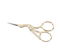 EBTOOLS 1Pc Crane Shape Stainless Steel Embroidery Sewing Scissors Stitch Tool in Silver or Colorful Options (Gold)