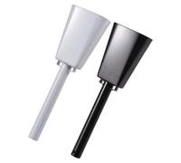 EBTOOLS 2 Pack Cowbells with Handle - for Sporting Events, Weddings, Parties, and Music Education, 10 Inch Iron Noise Makers (25x7.7x4.3cm)
