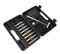 EBTOOLS 21Pcs Hole Punch Set with Hammer, Ergonomic Design Tool Kit for Mechanical Installation and Maintenance Crafted in a Portable Storage Box