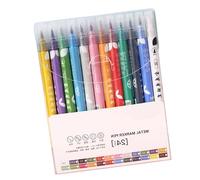 EBTOOLS 24 Colors Metallic Marker Pens Set with Dual Tips for Fine & Bold Art - Quick Dry, for Artists & Kids' Crafts (24 Pens)