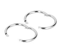 EBTOOLS 2PCS Carbon Steel Nose Rings for Cattle Veterinary Equipment -, Safe, and User-Friendly Tool for Farmers