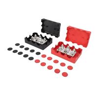 EBTOOLS 2Pcs Duty Power Distribution Block 500A Marine Battery Terminal for RV Boat 12V DC System