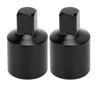 EBTOOLS 2Pcs High Carbon Steel Socket Adapter /2 to 3/8 Ratchet Wrench Converter for Effortless Conversions