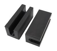 EBTOOLS 2pcs Outboard Motor Transom Saver for Single Supports Safe Trailering of Boat Motors - Rubber Design Minimizes Strain and Damage