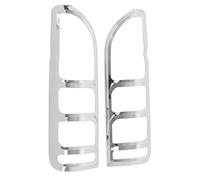 EBTOOLS 2pcs Tail Light Trim for H200 2005-2014, ABS Glossy Bezel Covers - Stylish & Protective Replacement