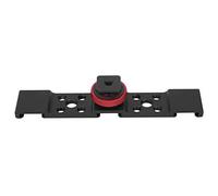 EBTOOLS 3 In Hot Shoe Mount Adapter Extension Bar Bracket Stand for Camera, Mobile Phone, Aluminum (Black)