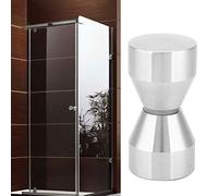 EBTOOLS 304 Stainless Steel Glass Door Handle - Elegant Single Hole Knob for Shower Doors, Cabinets & Furniture Pulls