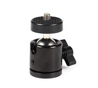 EBTOOLS 360° Mini Ball Head Bracket Mount Replacement for 1/4" Camera Tripod & 3/8" Flash Holder
