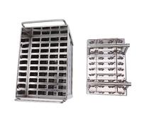 EBTOOLS 40 Cavities Stainless Steel Ice Bar for DIY Ice Cream, Popsicle, and Treats - for Family Fun
